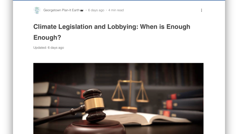 Georgetown Plan-It Earth