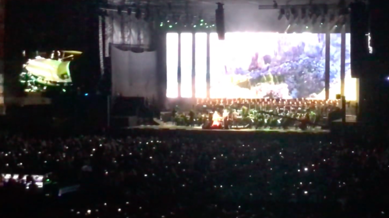 Juan Arenas Performs with Andrea Bocelli